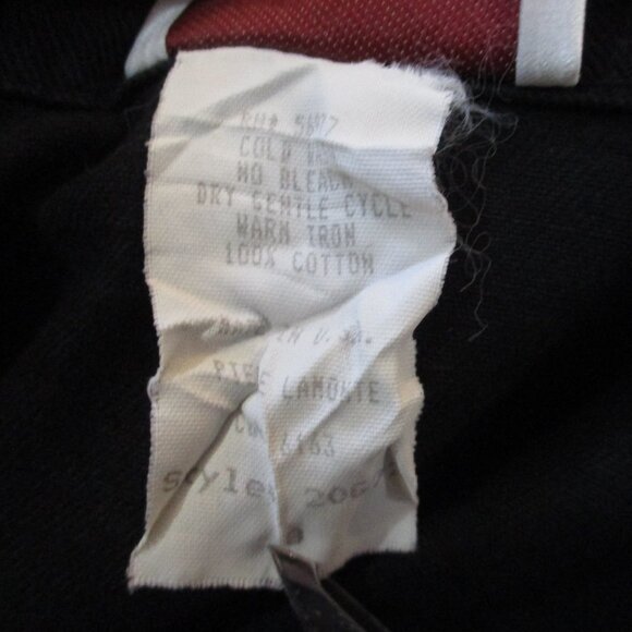 Vintage Pierre Lamonte Embellished Blazer Size 8 Black Twill - Picture 7 of 8